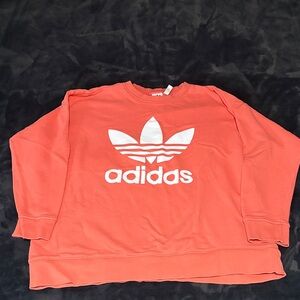Adidas Bright Coral Crewneck